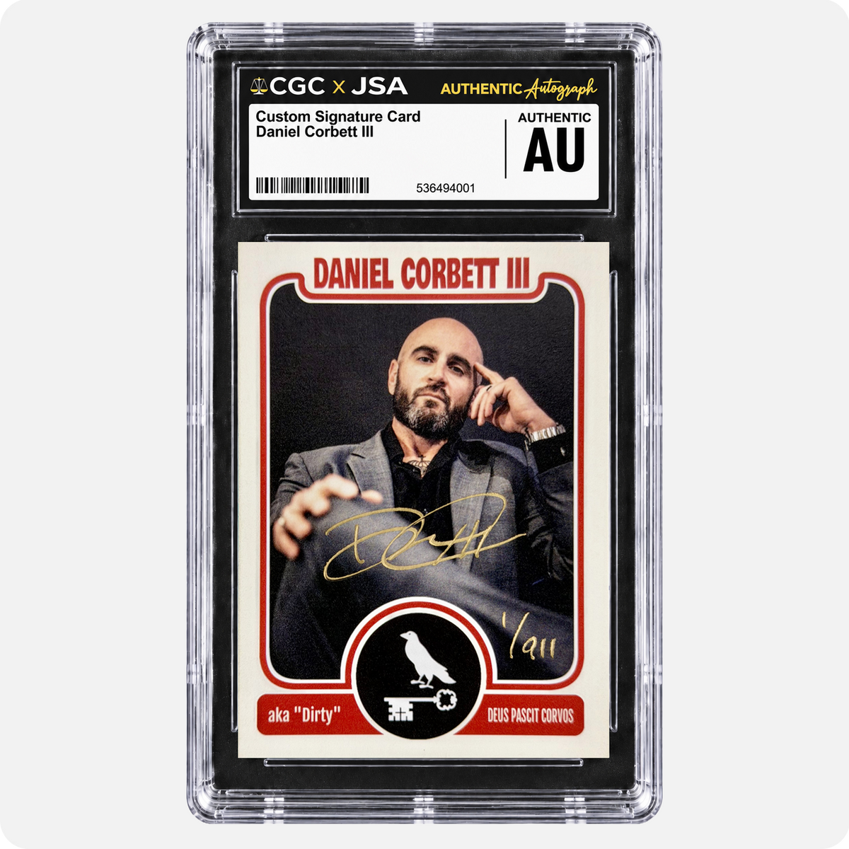 (Pre-Order • SHIPS LATE NOVEMBER) Daniel Corbett III Signed Limited Edition /911 Rookie Card
